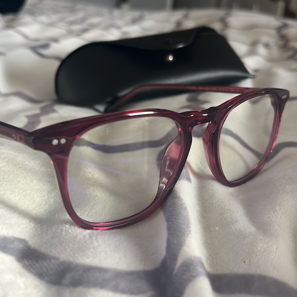Diff Raspberry Maxwell Blue Light Glasses